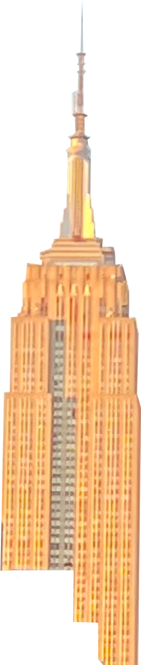 t1 hover, empire state building under sunset