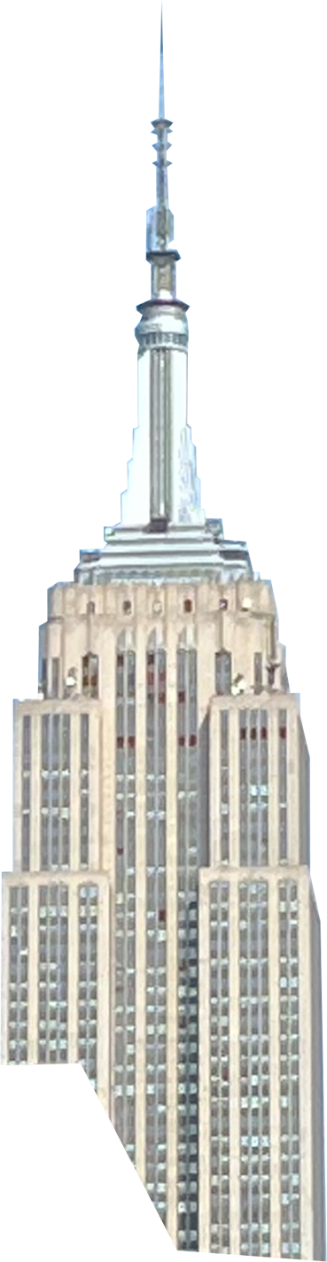 t2 hover, empire state building in daylight