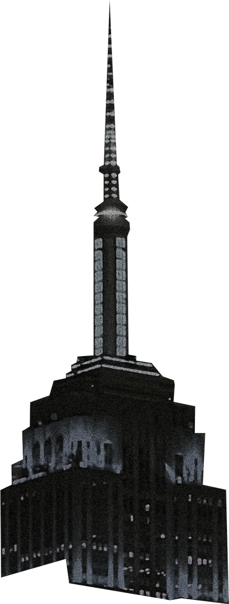 t5 back, empire state building black&white