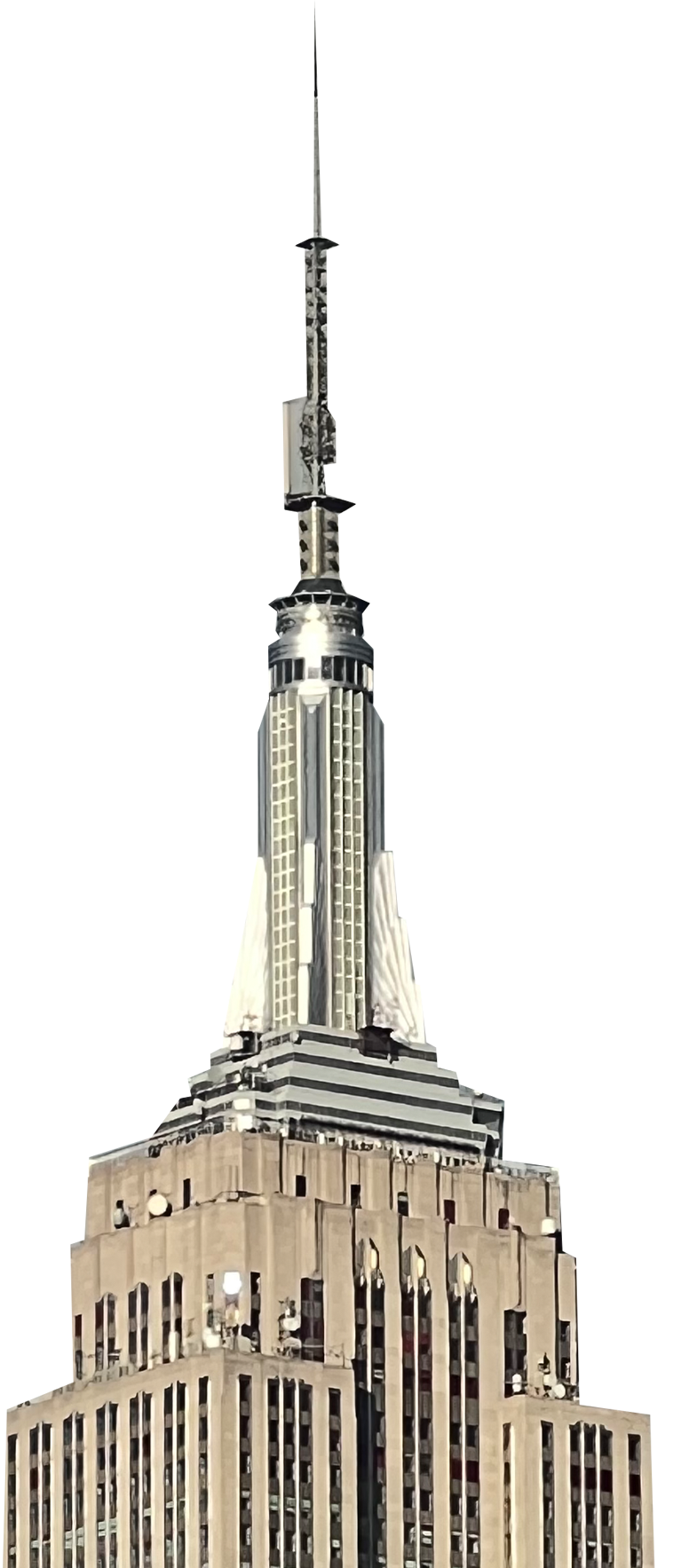 t6 hover, empire state building in daylight