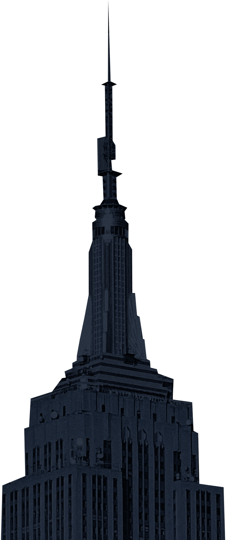 t6 back, empire state building black&white